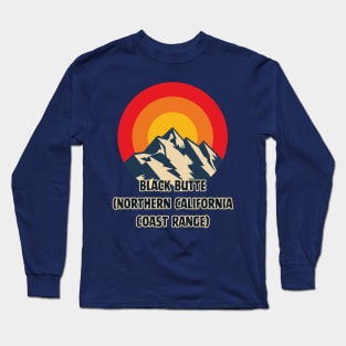 Black Butte (Northern California Coast Range) Long Sleeve T-Shirt